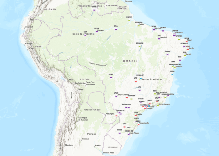mapa conhecimento